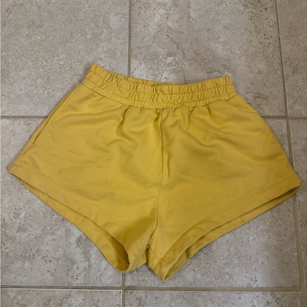 Yellow Daily Drills Shorts size xs/s
